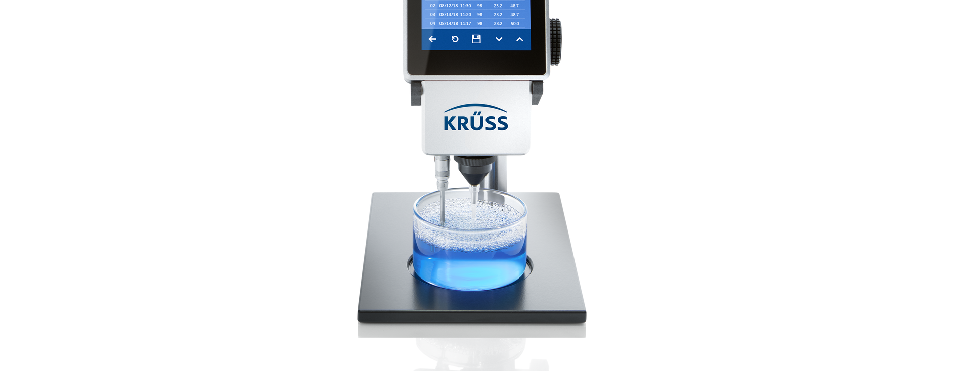 Bubble Pressure Tensiometer – BPT Mobile for monitoring surfactant content in cleaning and coating